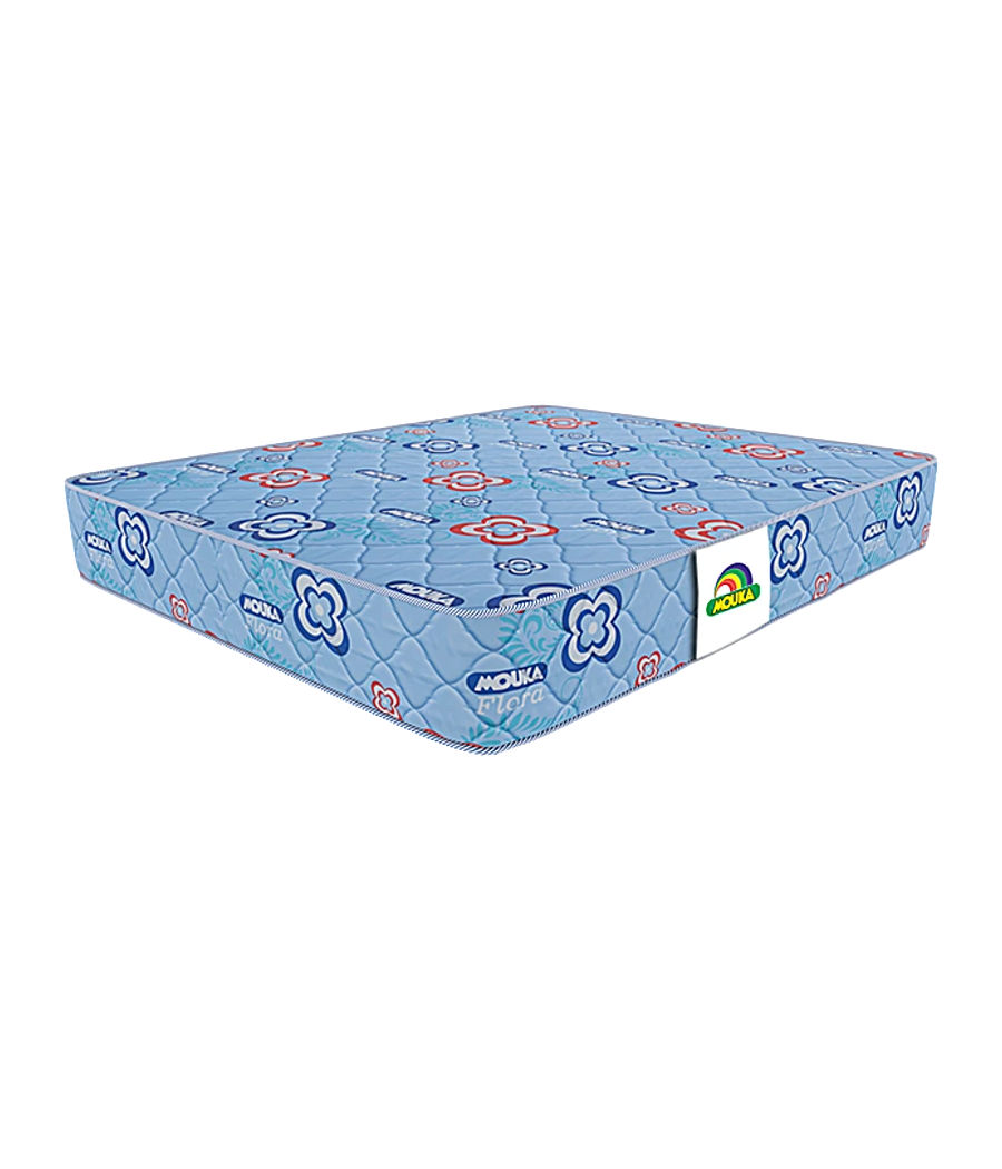 Super Flora Mattress by Mouka – Quilted Comfort for Light Sleepers (≤80kg)
