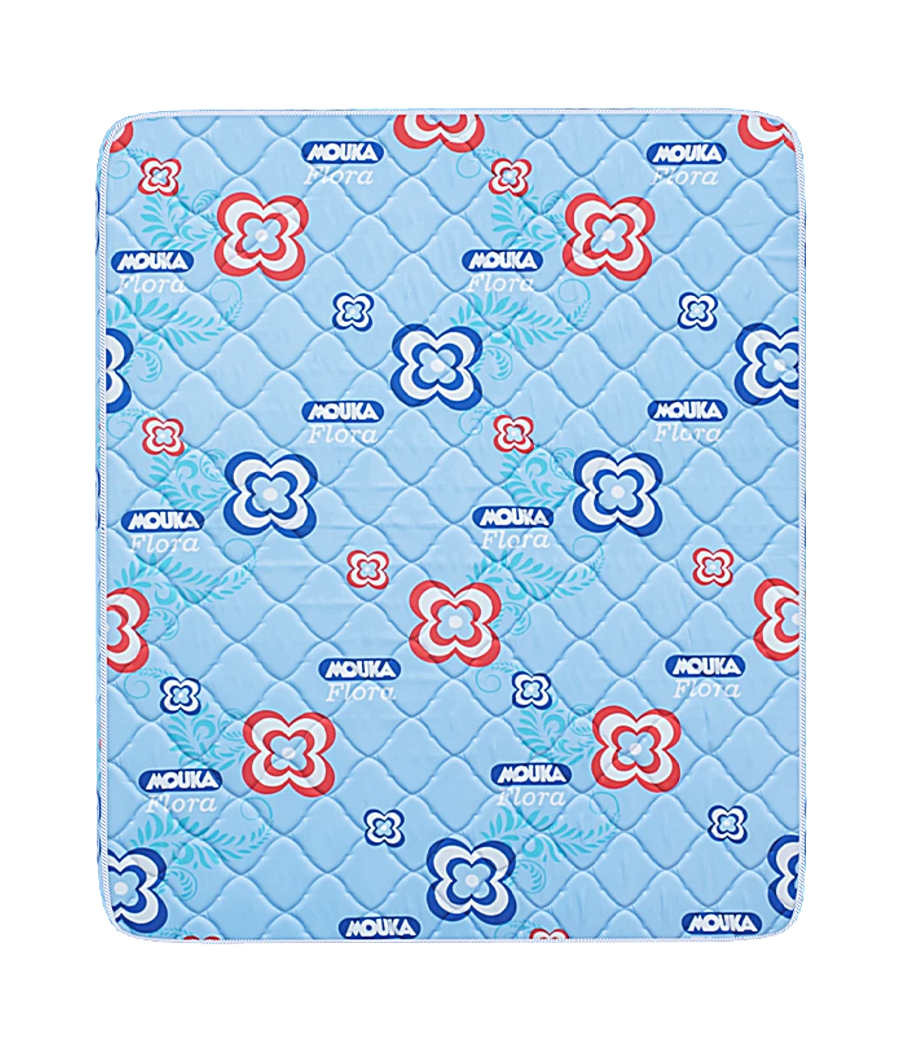 Super Flora Mattress by Mouka – Quilted Comfort for Light Sleepers (≤80kg)