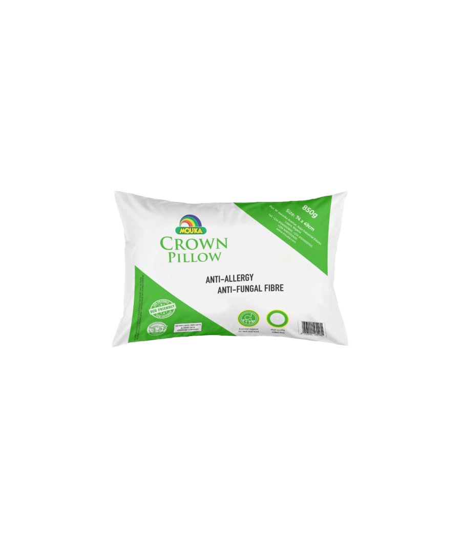 Mouka Crown Fibre Pillow | Supportive Anti-Allergy – FoamDeal NG