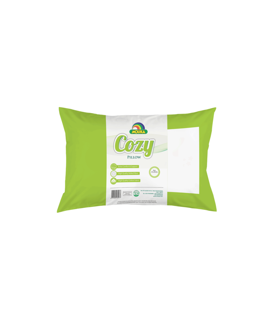 Mouka Cozy Fibre Pillow | Comfortable & Supportive – FoamDeal NG